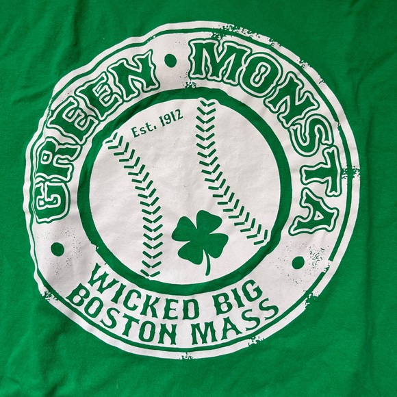 Boston Red Sox “Green Monsta” Green tshirt - Picture 2 of 2